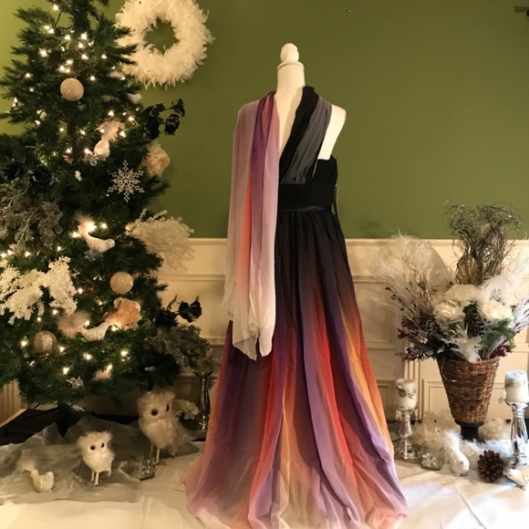 Formal evening ombré prom dress - Picture 2 of 8